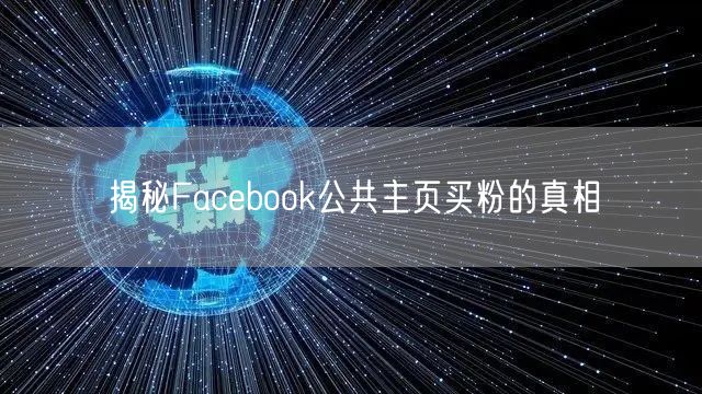 揭秘Facebook公共主页买粉的真相