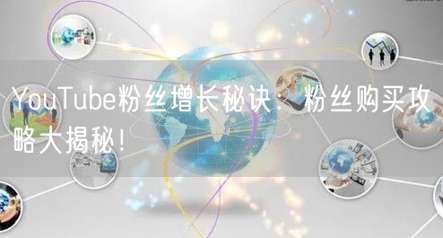 YouTube粉丝增长秘诀：粉丝购买攻略大揭秘！