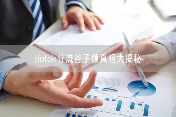 tiotok分流谷子额真相大揭秘