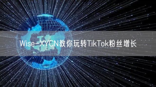 Wise-XYCN教你玩转TikTok粉丝增长