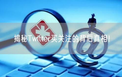 揭秘Twitter买关注的背后真相！