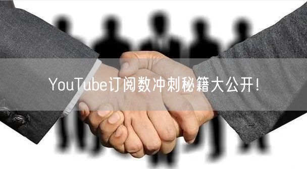YouTube订阅数冲刺秘籍大公开！