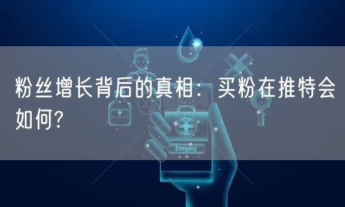 粉丝增长背后的真相：买粉在推特会如何?