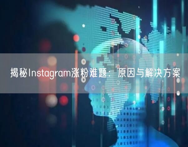 揭秘Instagram涨粉难题：原因与解决方案