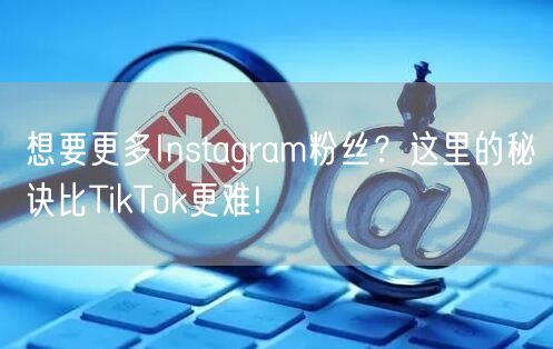 想要更多Instagram粉丝？这里的秘诀比TikTok更难!