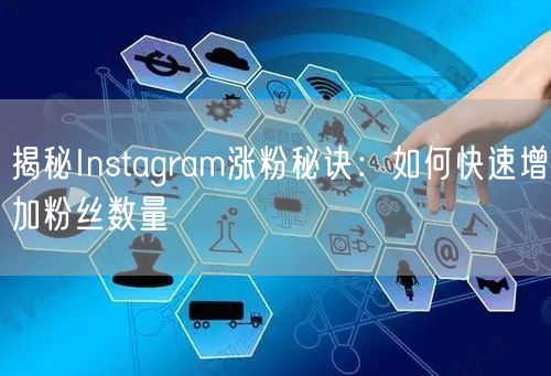 揭秘Instagram涨粉秘诀：如何快速增加粉丝数量