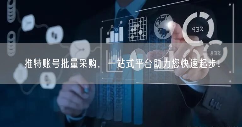 推特账号批量采购，一站式平台助力您快速起步！
