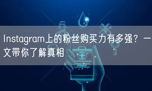 Instagram上的粉丝购买力有多强？一文带你了解真相