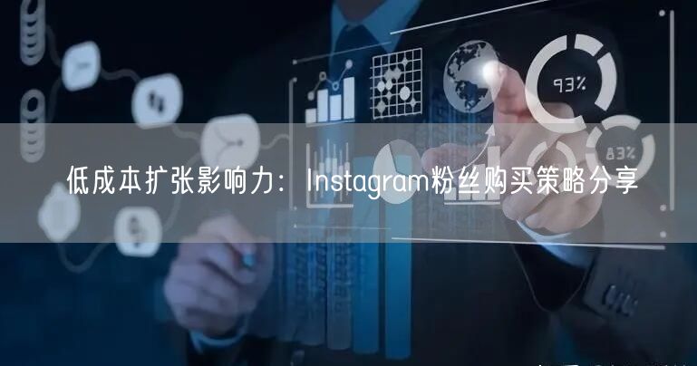 低成本扩张影响力:Instagram粉丝购买策略分享