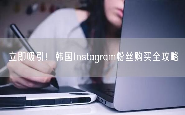 立即吸引！韩国Instagram粉丝购买全攻略