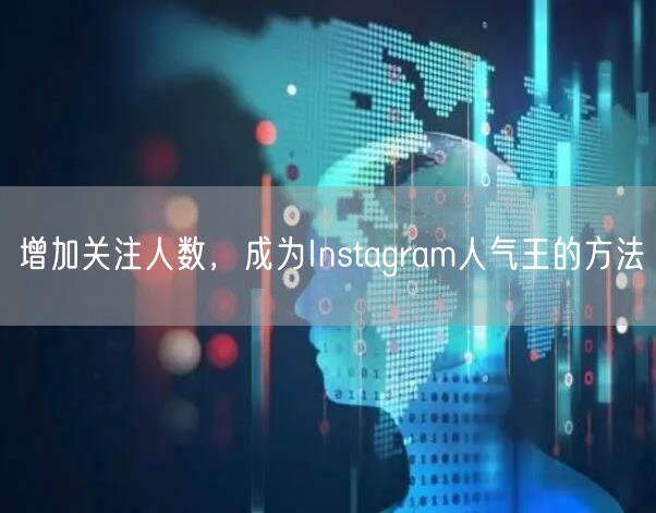 增加关注人数，成为Instagram人气王的方法