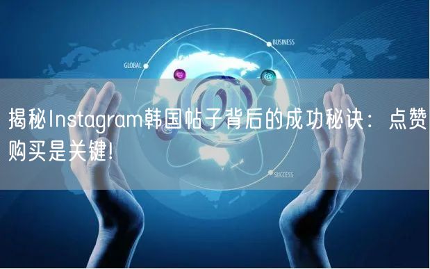 揭秘Instagram韩国帖子背后的成功秘诀：点赞购买是关键!