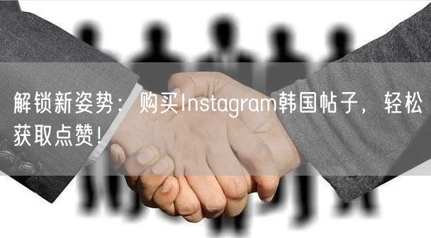 解锁新姿势:购买Instagram韩国帖子,轻松获取点赞!