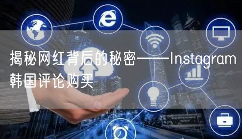 揭秘网红背后的秘密——Instagram韩国评论购买