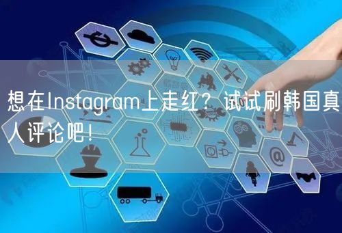 想在Instagram上走红？试试刷韩国真人评论吧！