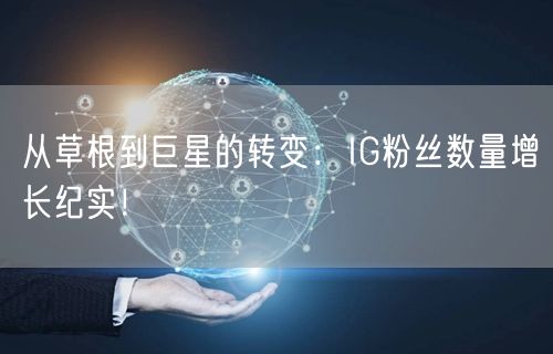 从草根到巨星的转变：IG粉丝数量增长纪实！