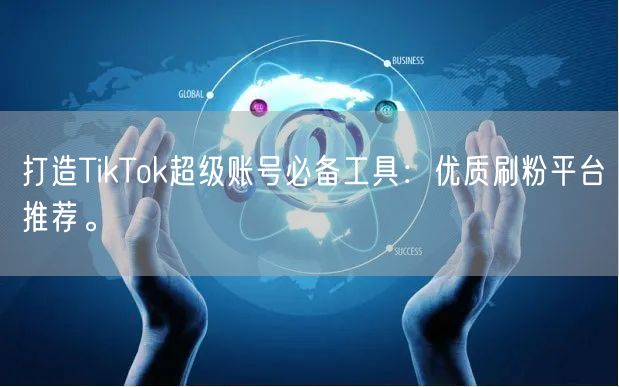 打造TikTok超级账号必备工具：优质刷粉平台推荐。