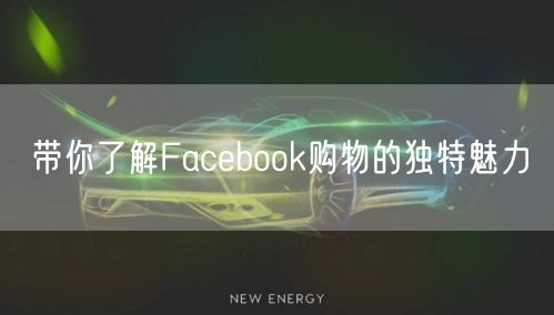 带你了解Facebook购物的独特魅力