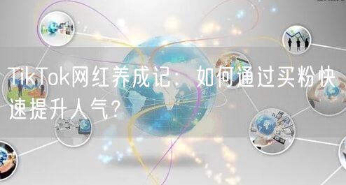 TikTok网红养成记：如何通过买粉快速提升人气？
