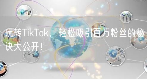 玩转TikTok，轻松吸引百万粉丝的秘诀大公开！