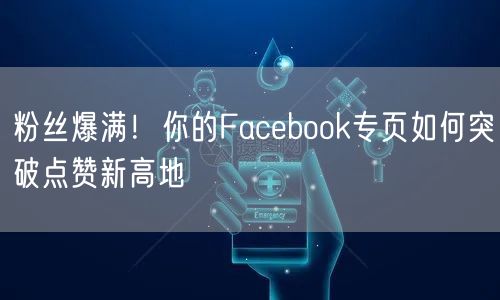粉丝爆满！你的Facebook专页如何突破点赞新高地