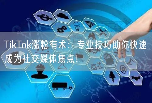 TikTok涨粉有术：专业技巧助你快速成为社交媒体焦点！