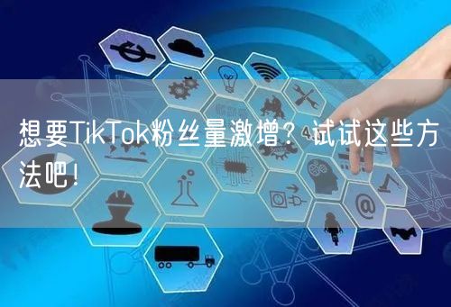 想要TikTok粉丝量激增？试试这些方法吧！