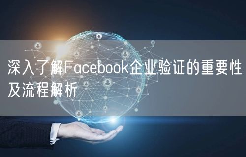 深入了解Facebook企业验证的重要性